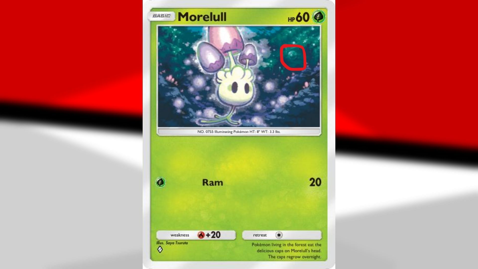 Morelull in PTCGP (Image via TPC)